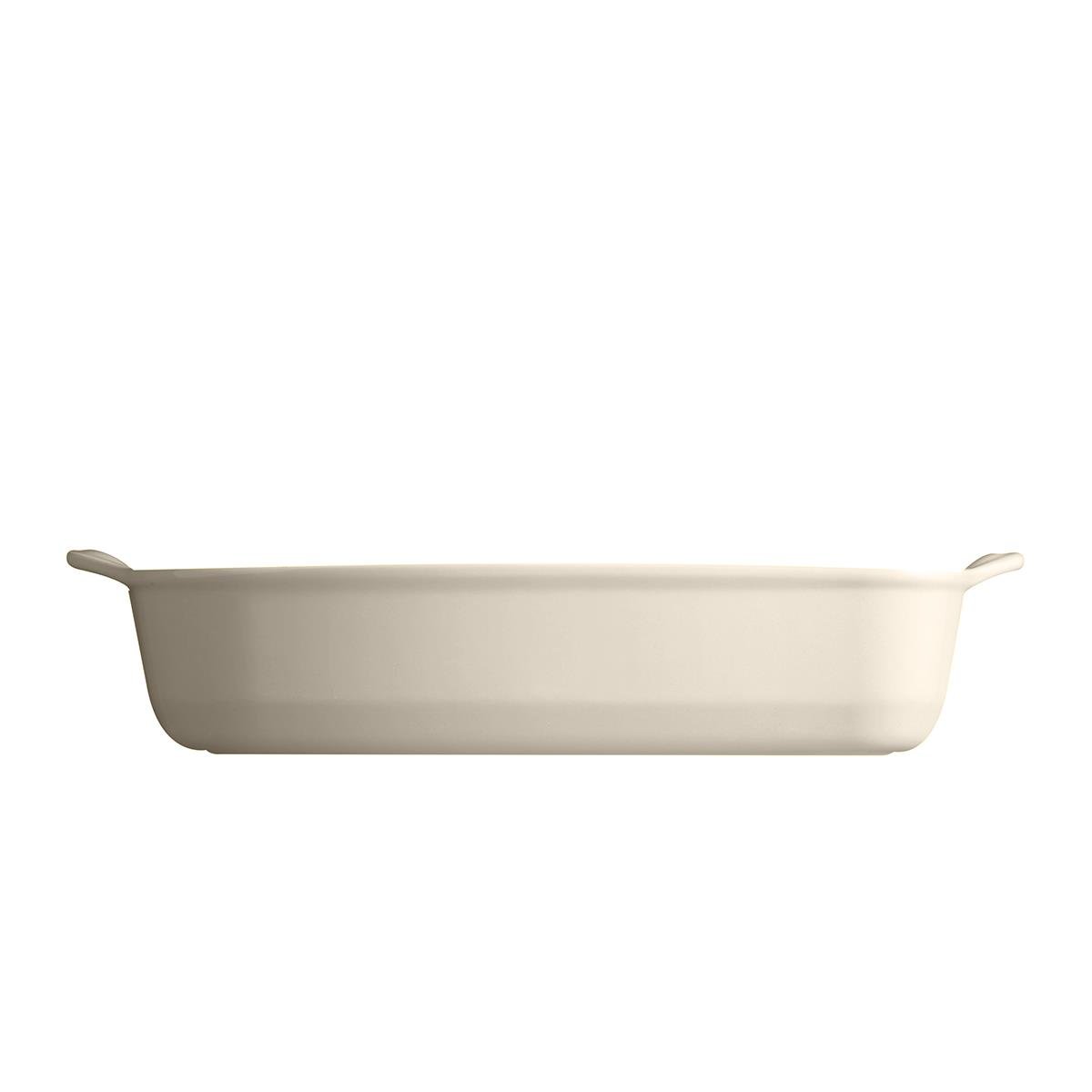 Emile Henry Fırın Kabı Dikdörtgen 36 x 23 cm Ekru/ClayEmile Henry