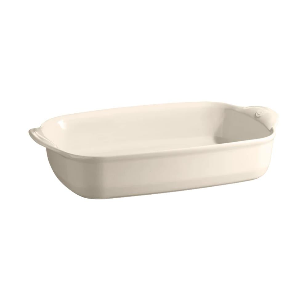 Emile Henry Fırın Kabı Dikdörtgen 36 x 23 Krem/CrèmeEmile Henry