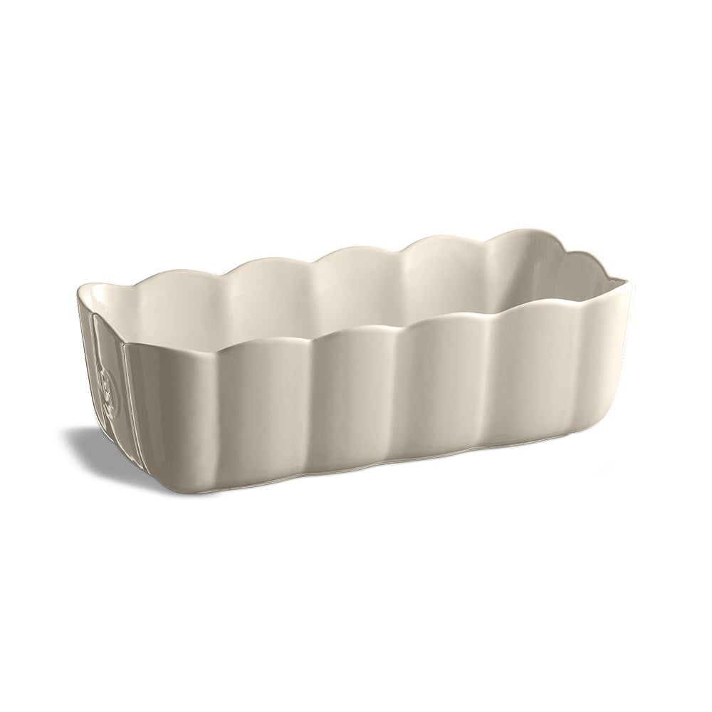 Emile Henry Madeleine Fırın Kabı 13,5 x 29 cm Ekru/ClayEmile Henry
