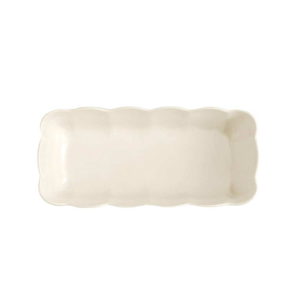 Emile Henry Madeleine Fırın Kabı 13,5 x 29 cm Ekru/ClayEmile Henry
