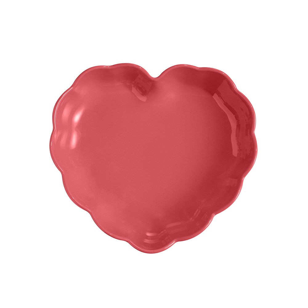 Emile Henry Madeleine Kalp Fırın Kabı 26,5 cm/2 L Pembe/Rose CandyEmile Henry