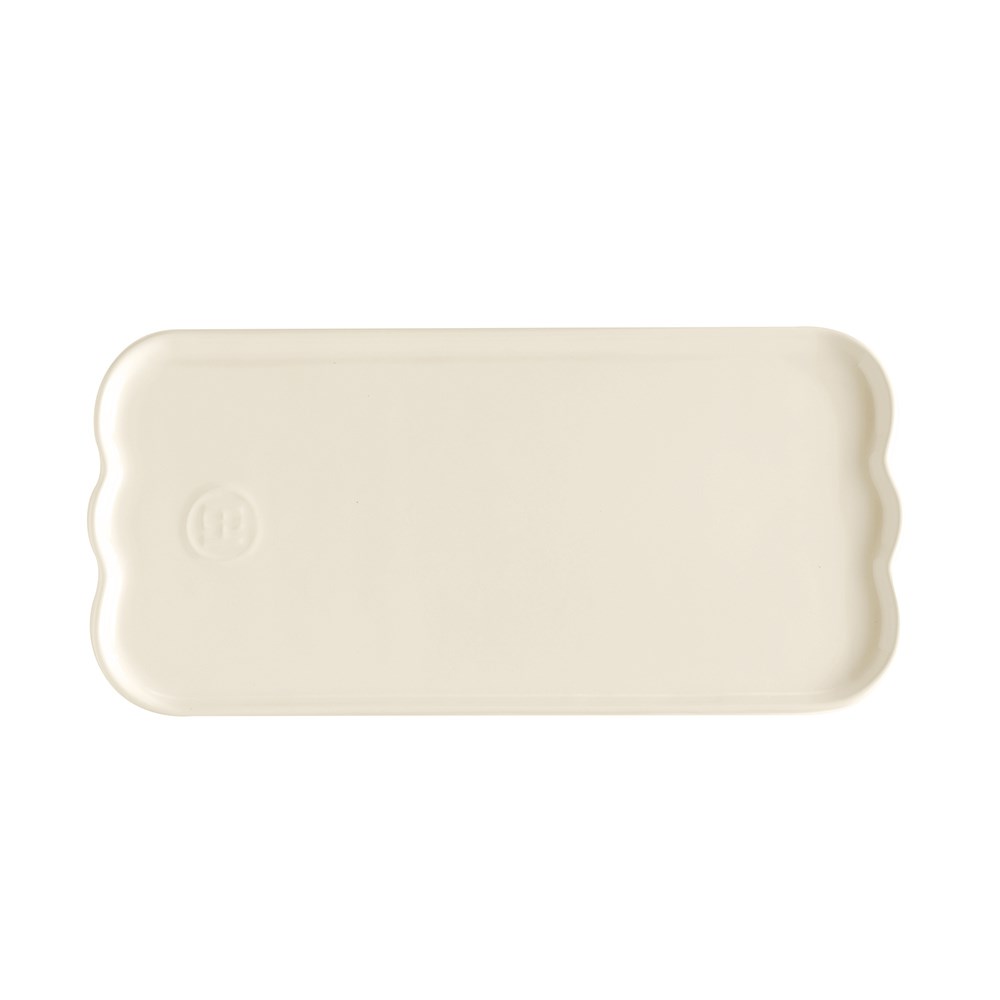 Emile Henry Madeleine Servis Tabağı 31,5 x 15 cm Ekru/ClayEmile Henry