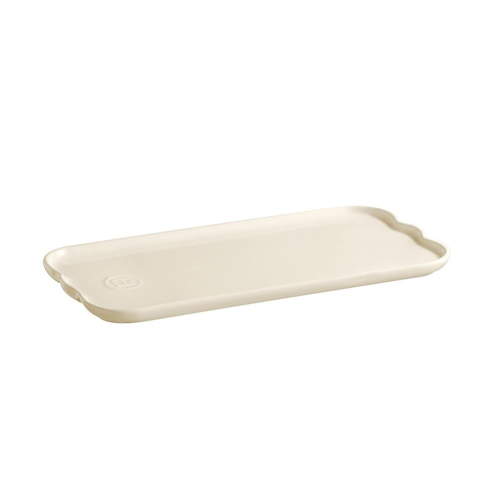 Emile Henry Madeleine Servis Tabağı 31,5 x 15 cm Ekru/ClayEmile Henry