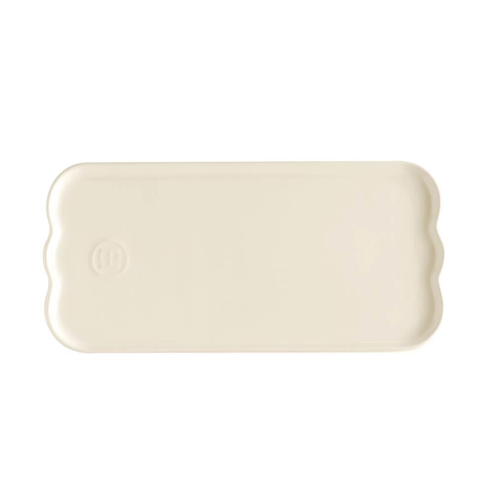 Emile Henry Madeleine Servis Tabağı 31,5 x 15 cm Ekru/ClayEmile Henry