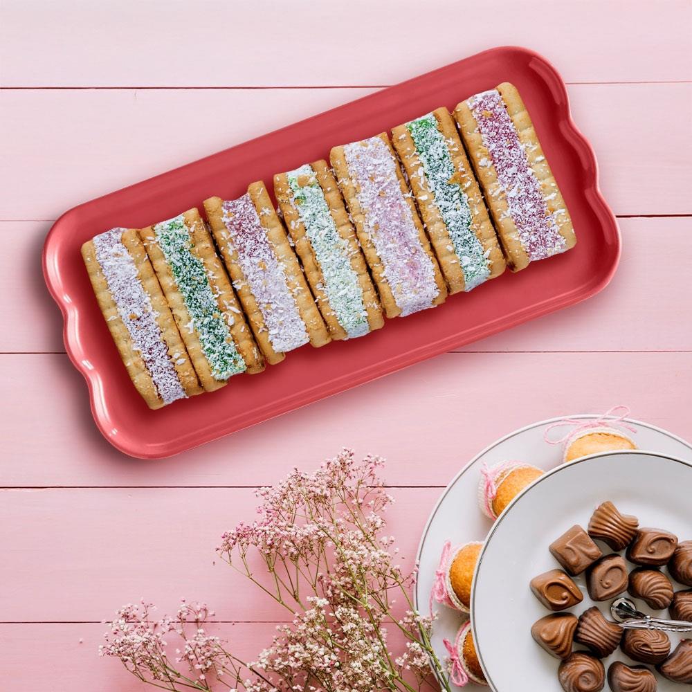 Emile Henry Madeleine Servis Tabağı 31,5 x 15 cm Pembe/Rose CandyEmile Henry