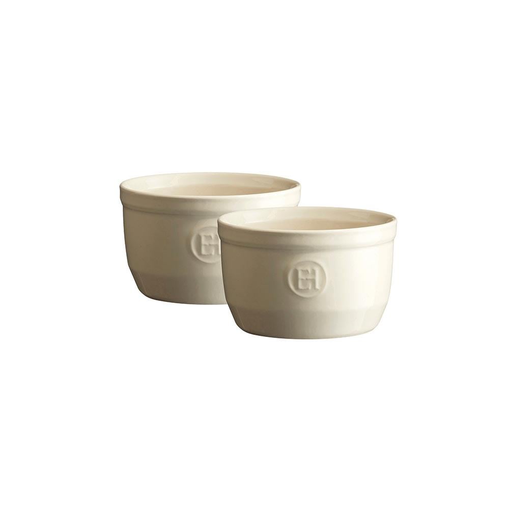 Emile Henry Ramekin Fırın Kabı 2'li Set 21,5 cm Ekru/ClayEmile Henry