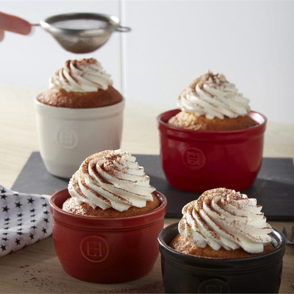 Emile Henry Ramekin N°10 Seramik Fırın Kabı 2'li Kırmızı/BurgundyEmile Henry