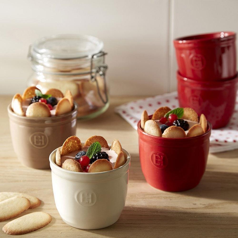 Emile Henry Ramekin N°9 Seramik Fırın Kabı 2'li Ekru/ClayEmile Henry