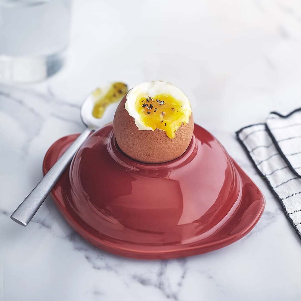 Emile Henry Seramik Yumurta Kabı / Fırın Kabı 11 cm Kırmızı/BurgundyEmile Henry