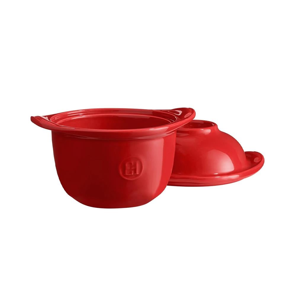 Emile Henry Seramik Yumurta Kabı / Fırın Kabı 11 cm Kırmızı/BurgundyEmile Henry