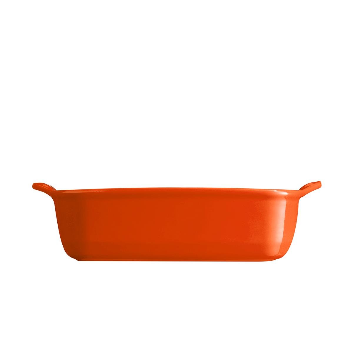 Emile Henry Tart Börek Fırın Kabı Dikdörtgen 28 x 24 cm Turuncu/ToscaneEmile Henry