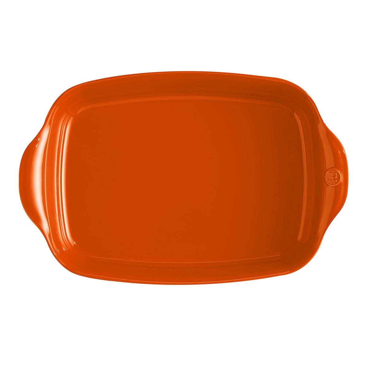 Emile Henry Tart Börek Fırın Kabı Dikdörtgen 42,5 x 28 cm Turuncu/ToscaneEmile Henry
