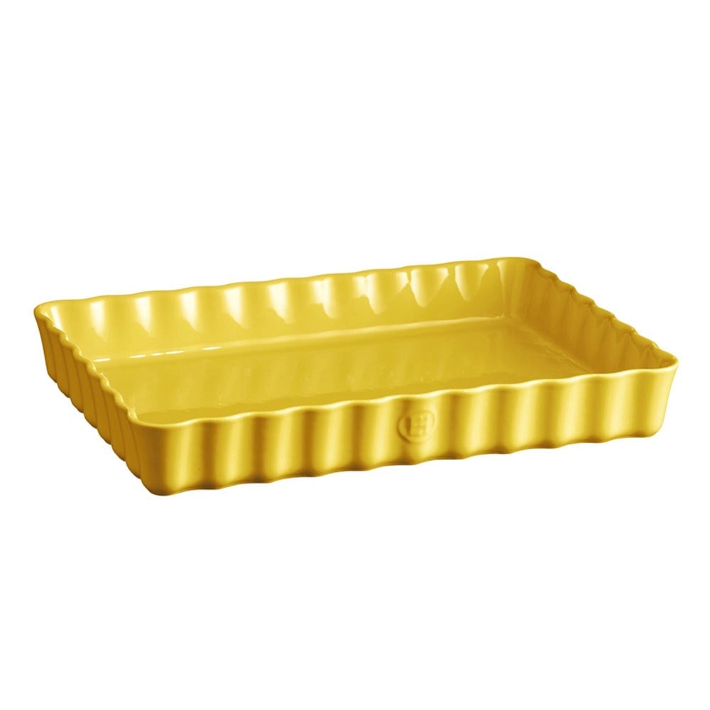 Emile Henry Tart Kabı Dikdörtgen 24 x 33 cm Sarı/ProvenceEmile Henry