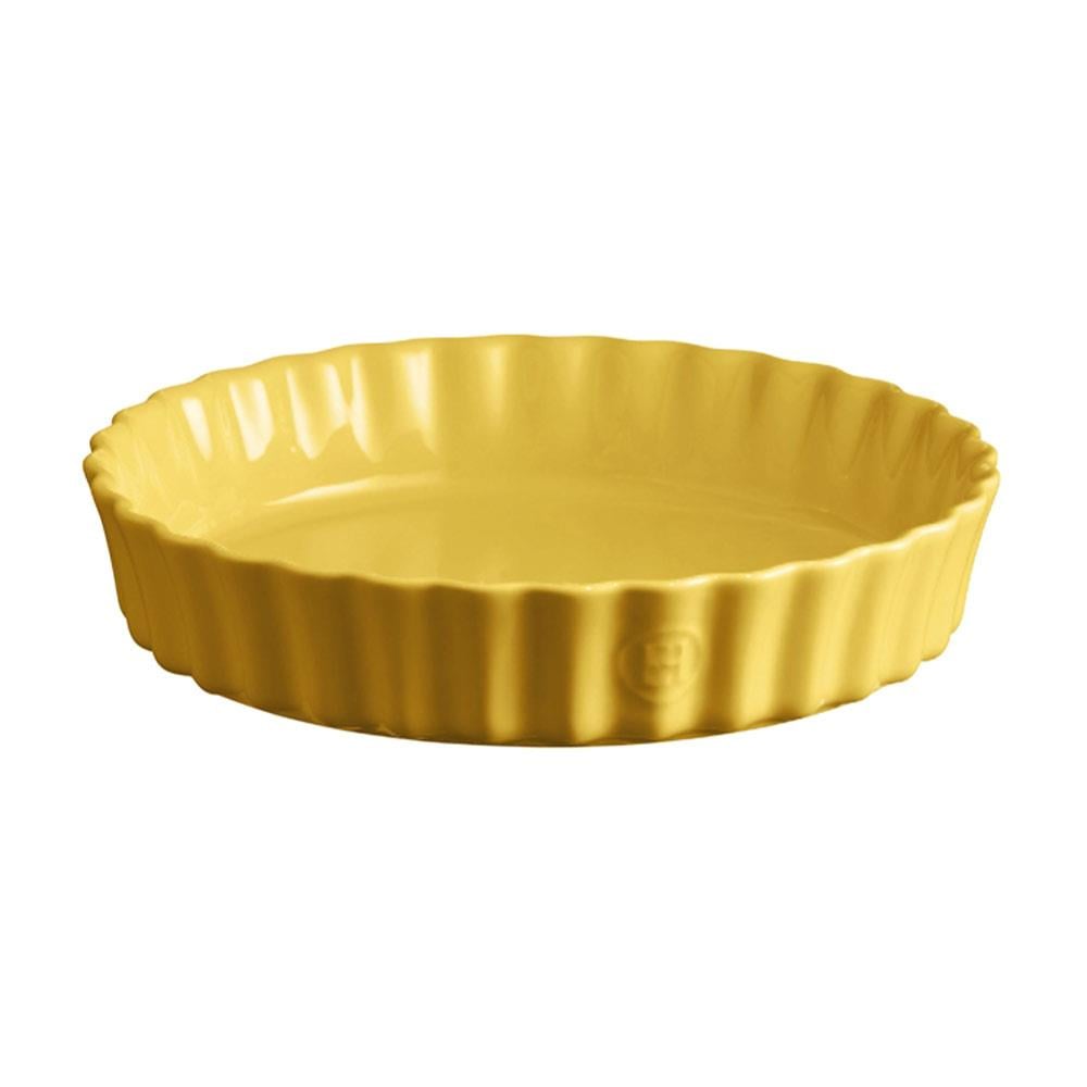 Emile Henry Tart Kabı Yuvarlak 24 cm Sarı/ProvenceEmile Henry