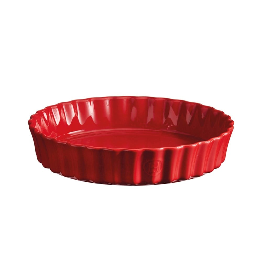 Emile Henry Tart Kabı Yuvarlak 28 cm Kırmızı/BurgundyEmile Henry