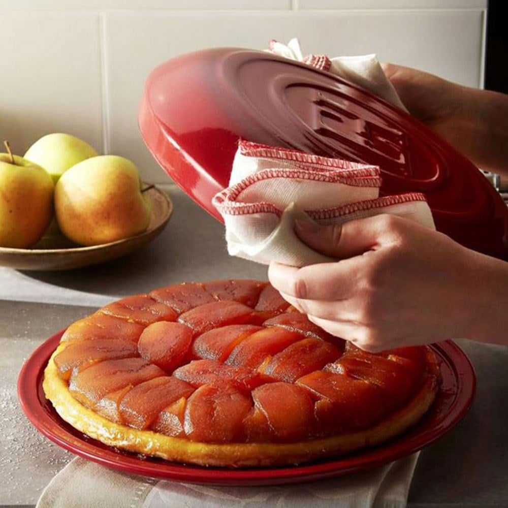 Emile Henry Tart Tatin Seti 33 cm Kırmızı/BurgundyEmile Henry