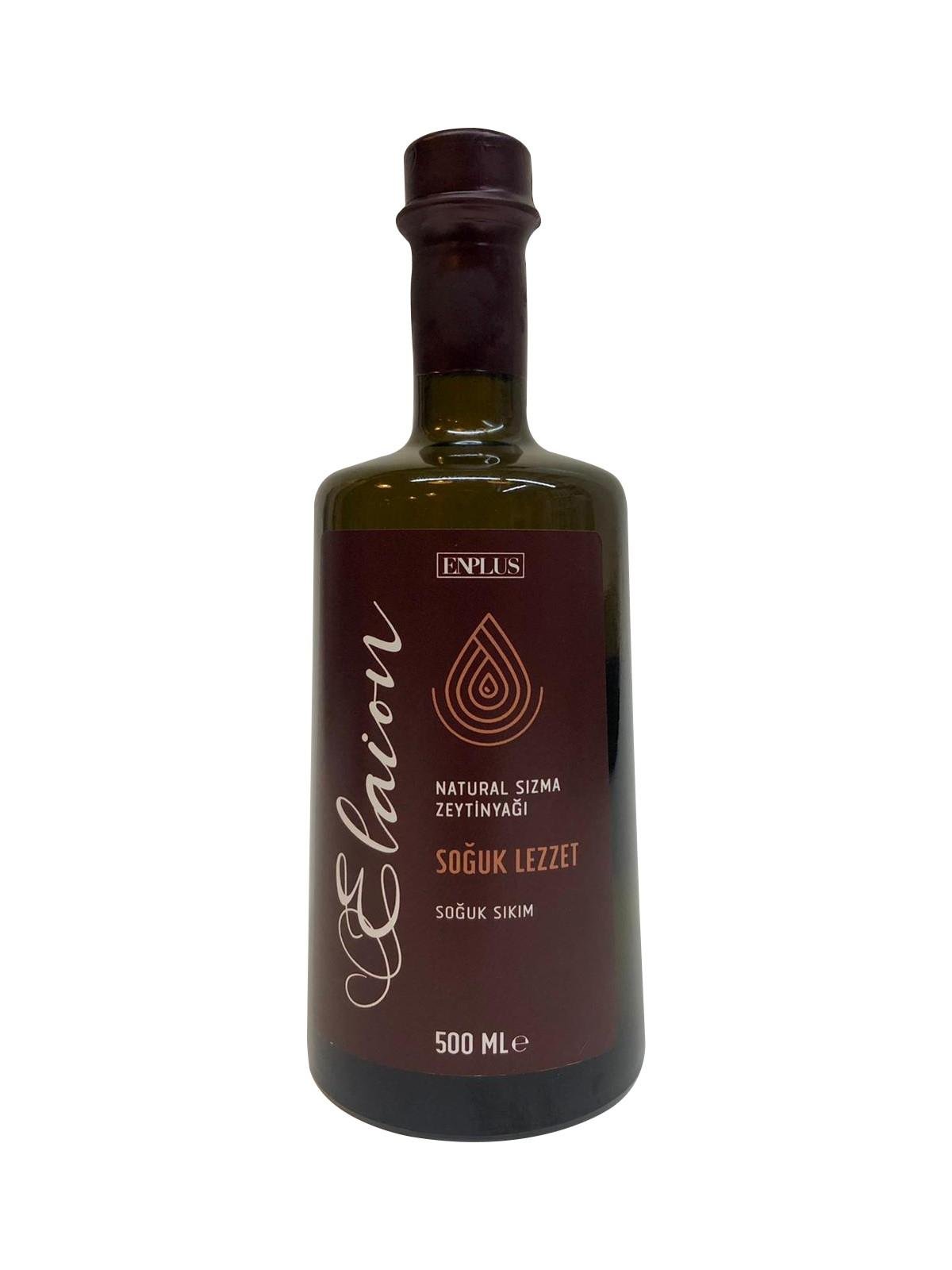 Enplus+ Elaıon Soğuk Sıkım Soğuk Lezzet Zetinyağı 500 Ml Enplus+