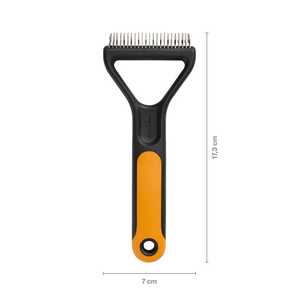 Fiskars Kedi ve Köpek Kıtık Açıcı ve Alt Tüy Toplayıcı TarakFiskars