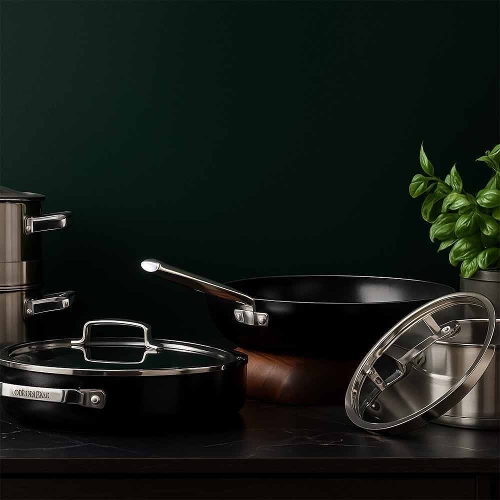 GreenPan Chef's Collection Tencere ve Pişirme Seti 8 ParçaGreenPan