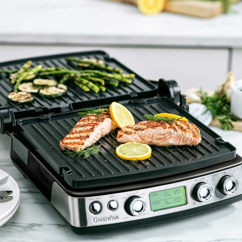 GreenPan Elite Izgara ve Tost Makinesi SiyahGreenPan