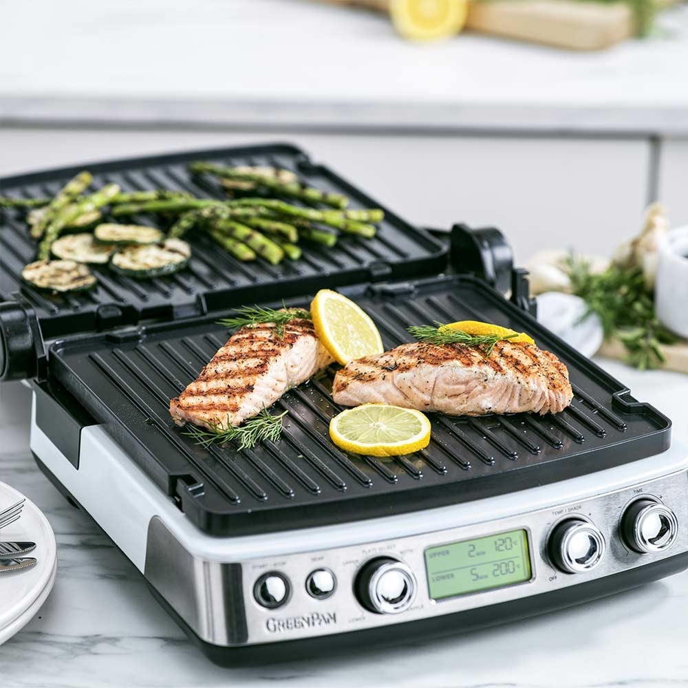 GreenPan Elite Izgara ve Tost Makinesi MaviGreenPan