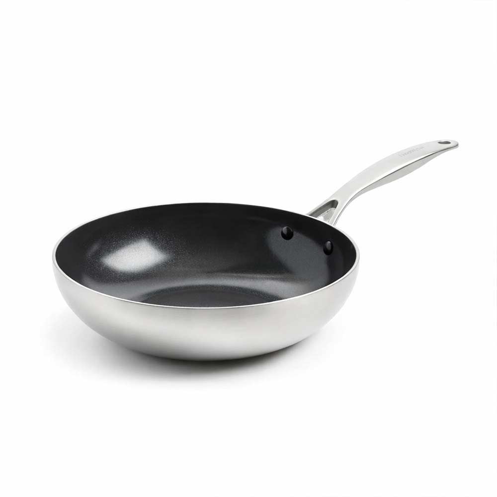 GreenPan Geneva Elmas Güçlendirmeli Thermolon™ Wok Tava 28 cmGreenPan