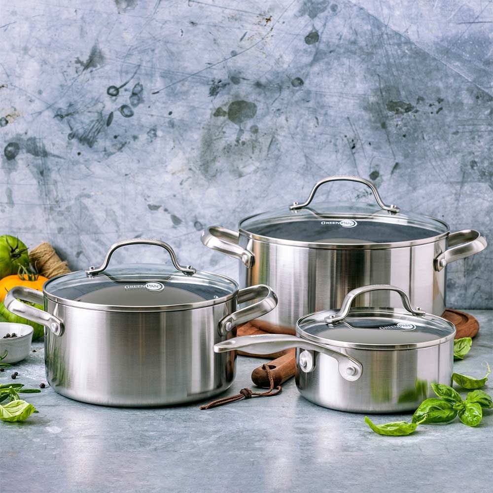 GreenPan Geneva Tencere Seti 6 ParçaGreenPan