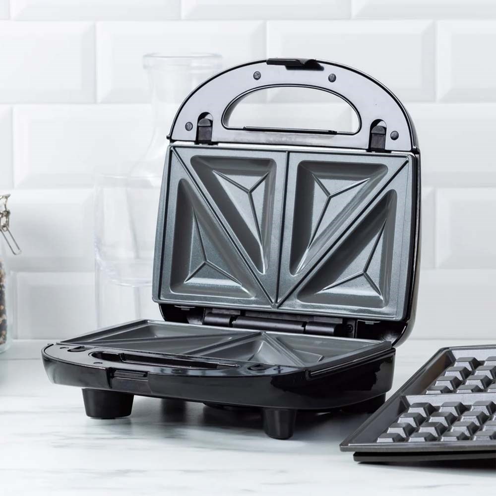 GreenPan Greenlife 3 in 1 Tost Makinesi SiyahGreenPan