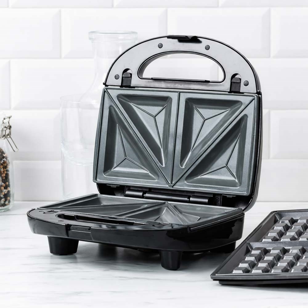 GreenPan Greenlife 3 in 1 Tost Makinesi SiyahGreenPan