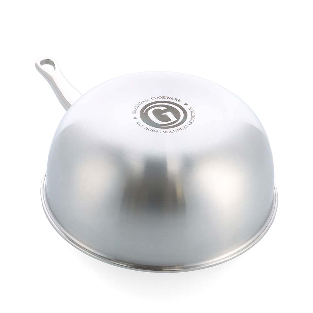 GreenPan Premiere Pro Chef Wok Tava 20 cm ÇelikGreenPan