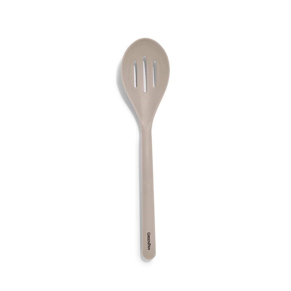 GreenPan Silikon Delikli Kaşık BejGreenPan
