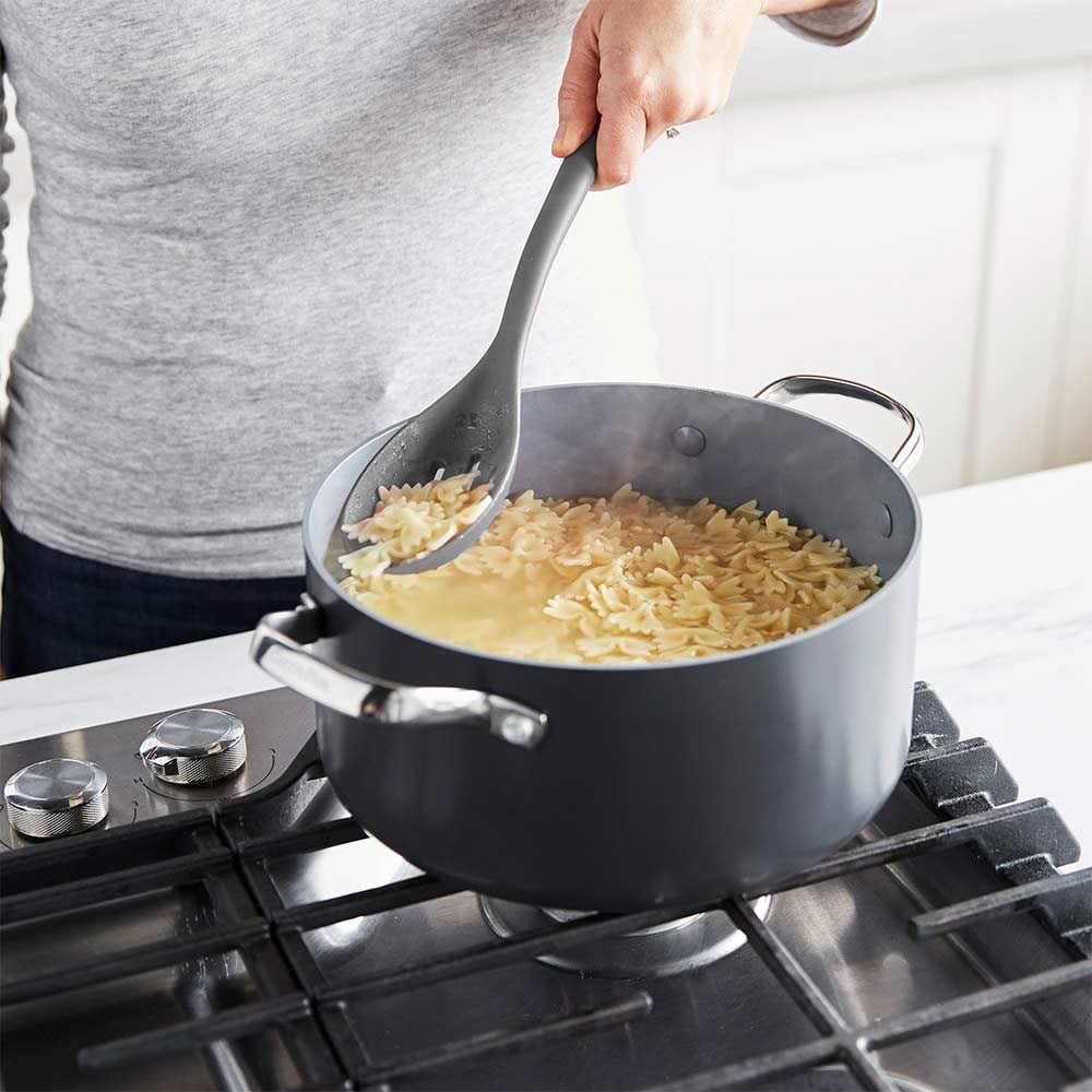 GreenPan Silikon Delikli Kaşık GriGreenPan