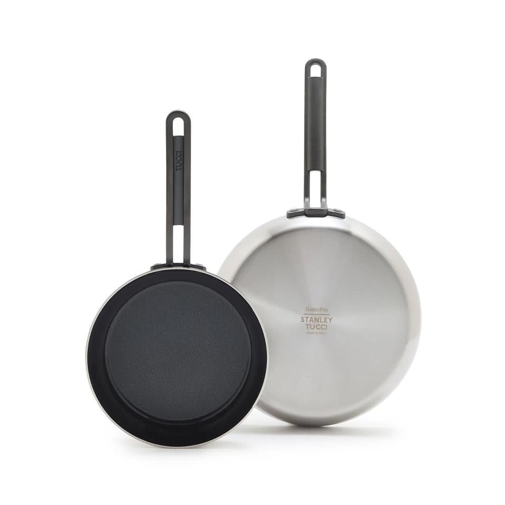 Greenpan Stanley Tucci™ Kızartma Tavası 2'li 20 cm + 26 cm ÇelikGreenPan