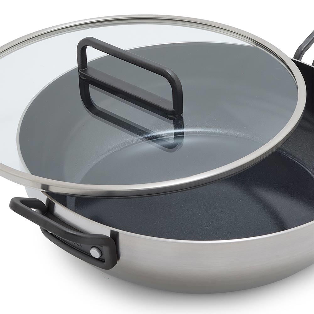 Greenpan Stanley Tucci™ Kızartma Tavası 33 cm ÇelikGreenPan