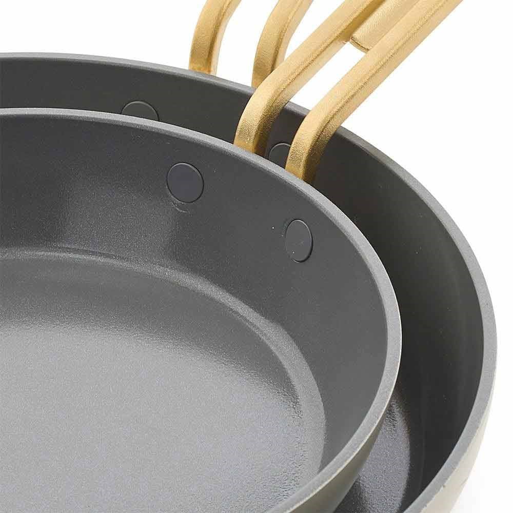 Greenpan Stanley Tucci™ Kızartma Tavası 2'li 20 cm + 26 cm Carrara BeyazıGreenPan