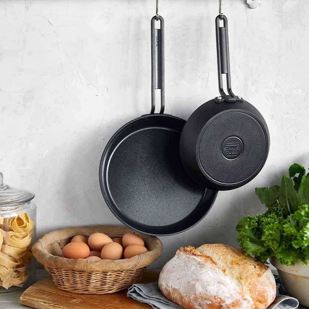 Greenpan Stanley Tucci™ Kızartma Tavası 2'li 20 cm + 26 cm Milano SiyahGreenPan