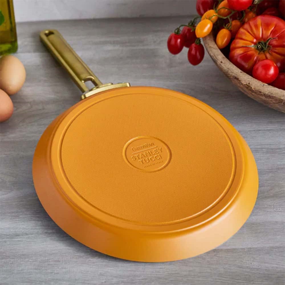 GreenPan Stanley Tucci™ Krep Tavası 25 cm Ayçiçeği SarısıGreenPan