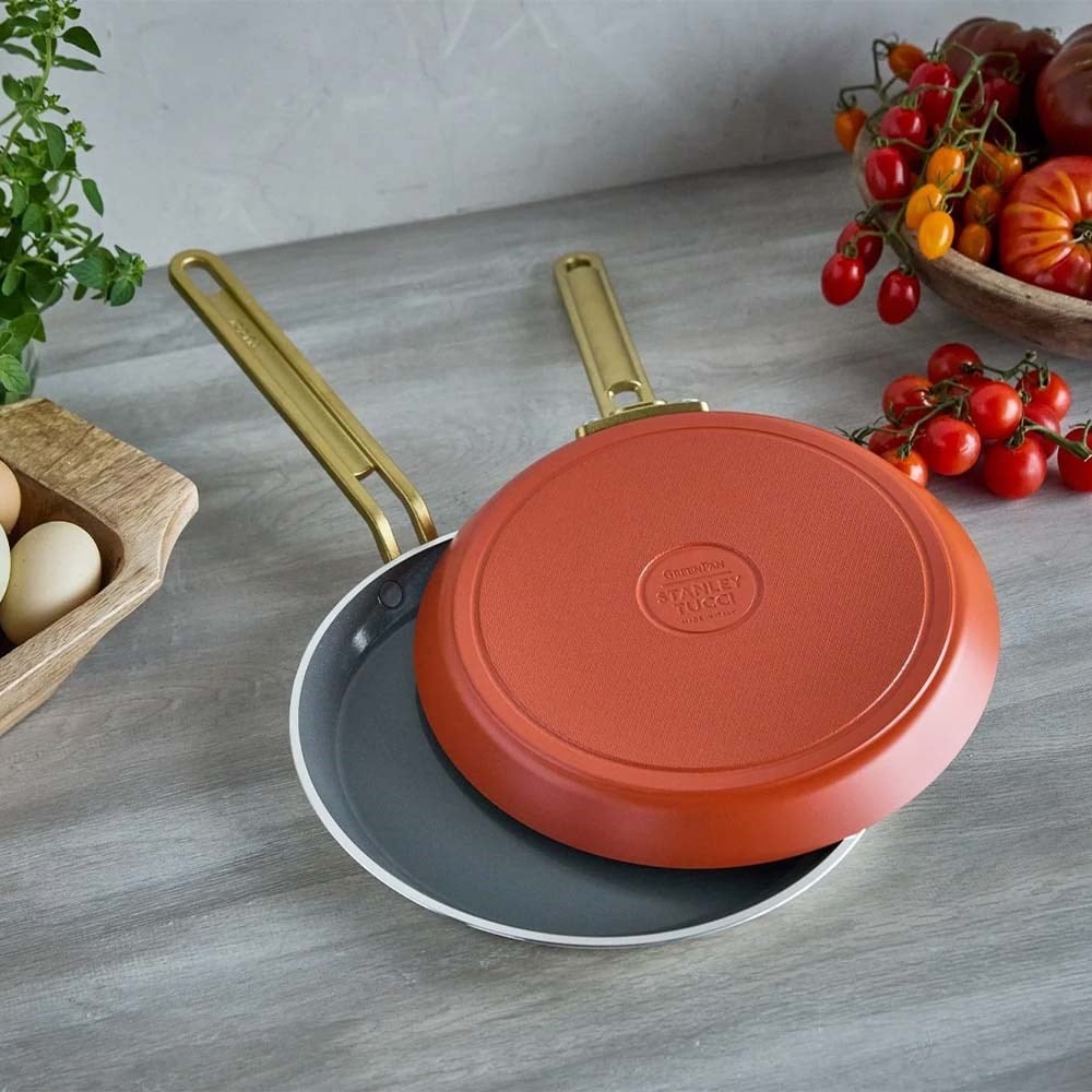 GreenPan Stanley Tucci™ Krep Tavası 25 cm TuruncuGreenPan