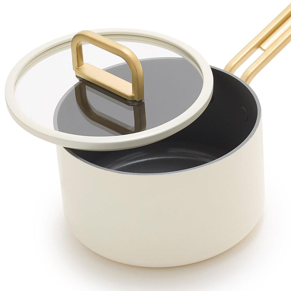 Greenpan Stanley Tucci™ Sos Tenceresi 20 cm Carrara BeyazıGreenPan