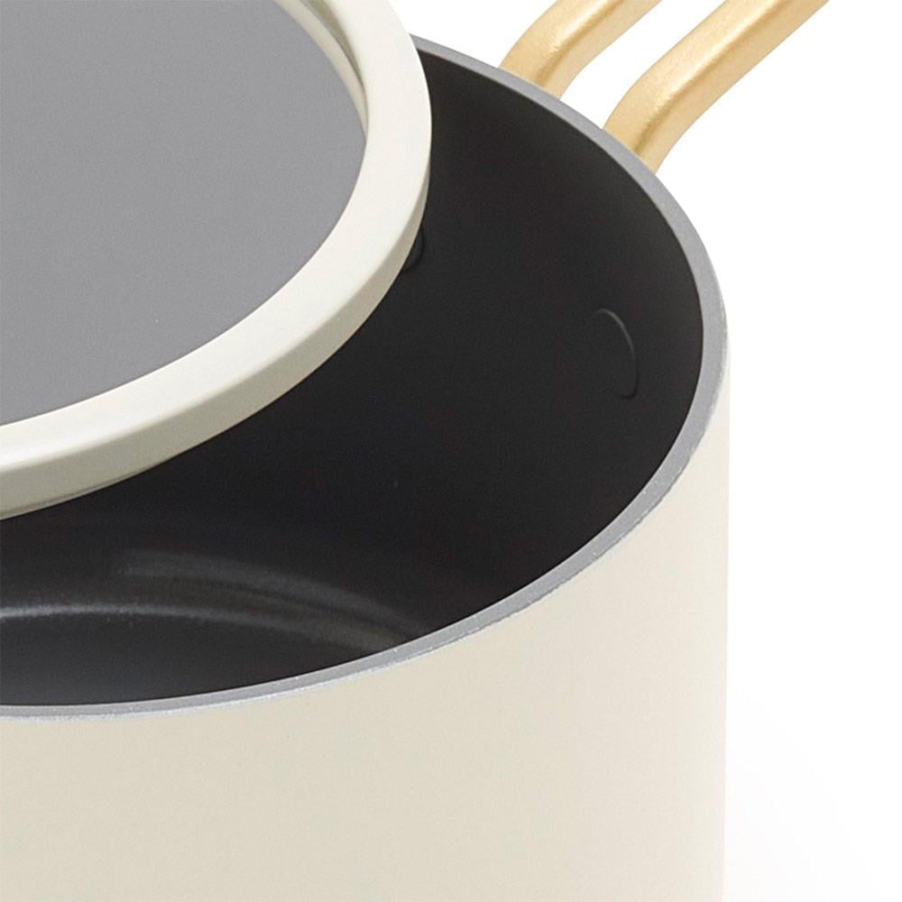 Greenpan Stanley Tucci™ Sos Tenceresi 20 cm Carrara BeyazıGreenPan