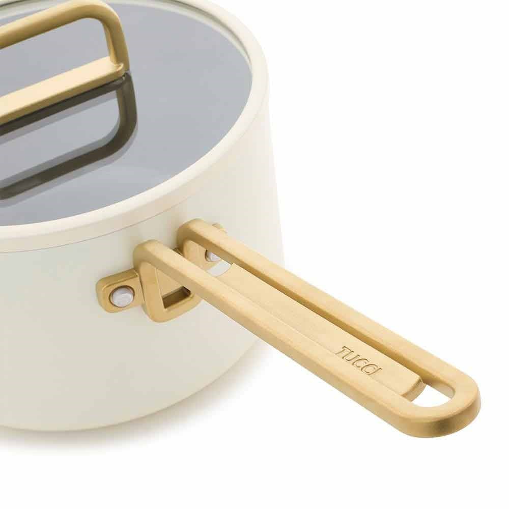 Greenpan Stanley Tucci™ Sos Tenceresi 20 cm Carrara BeyazıGreenPan