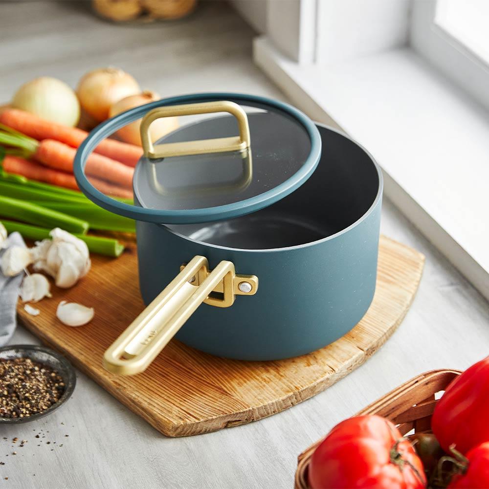 Greenpan Stanley Tucci™ Sos Tenceresi 20 cm Venedik MavisiGreenPan