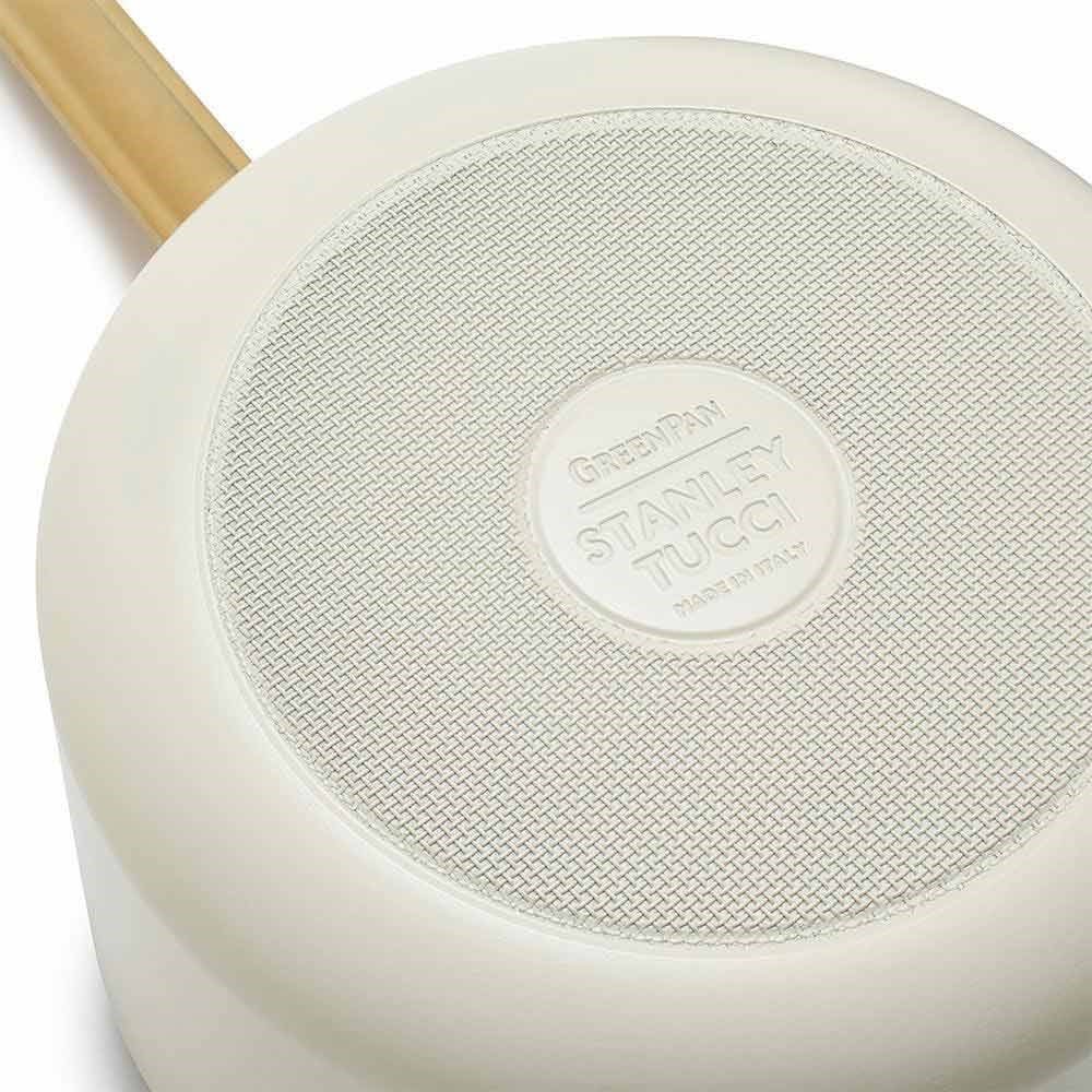 Greenpan Stanley Tucci™ Sos Tenceresi 20 cm Carrara BeyazıGreenPan