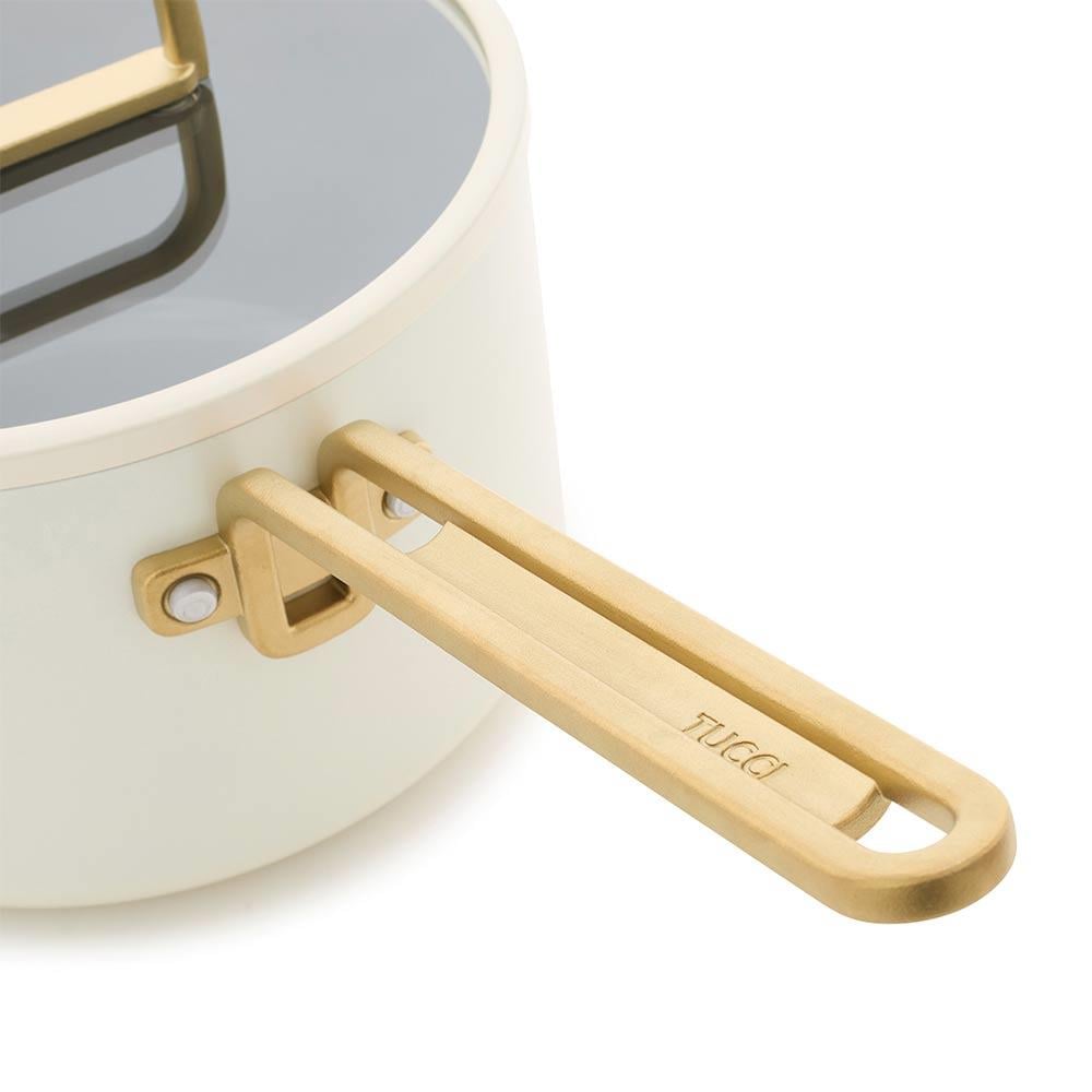 Greenpan Stanley Tucci™ Tencere Seti 11 Parça Carrara BeyazıGreenPan