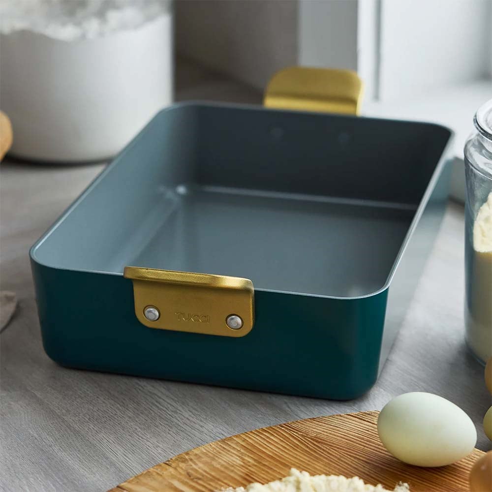 GreenPan Stanley Tucci™ Thermolon Yüzey Fırın Kabı 24 x 34 cm TurkuazGreenPan