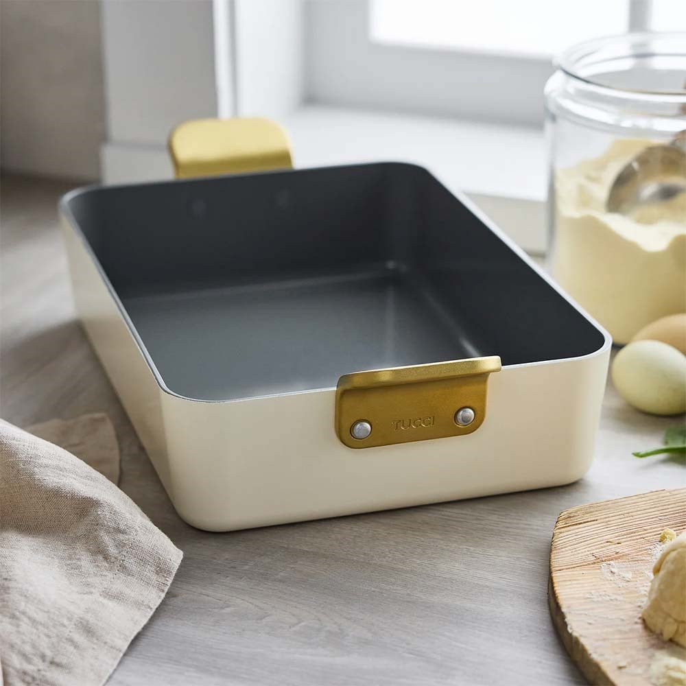 GreenPan Stanley Tucci™ Thermolon Yüzey Fırın Kabı 24 x 34 cm KremGreenPan