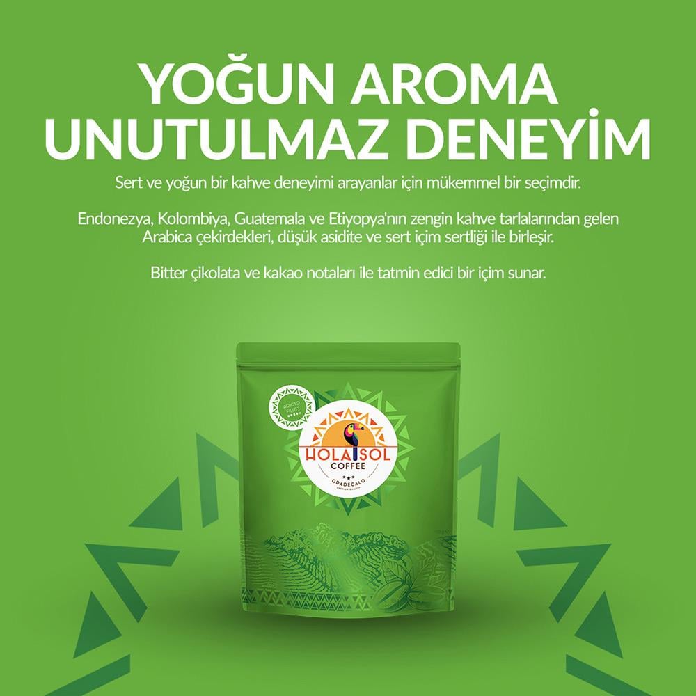Hola Sol Adicto Çekirdek Filtre Kahve 250 GrHola Sol