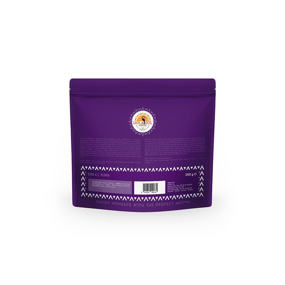 Hola Sol Dolce Nero Çekirdek Kahve 250 GrHola Sol