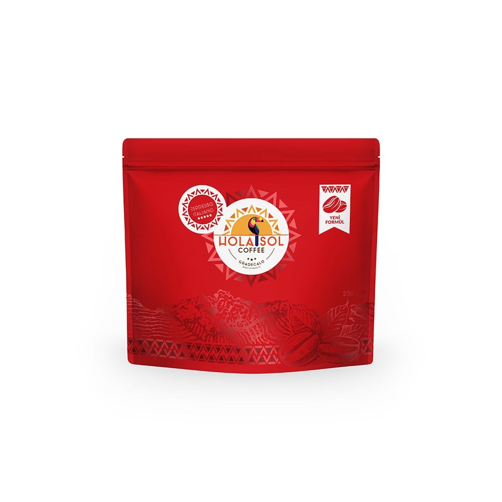 Hola Sol Espresso Italiano Çekirdek Kahve 250 GrHola Sol