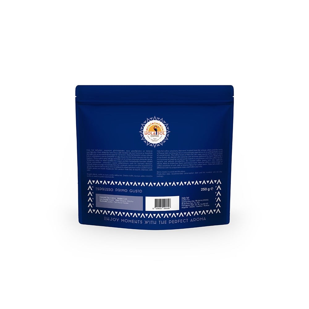 Hola Sol Espresso Primo Gusto Çekirdek Kahve 250 GrHola Sol
